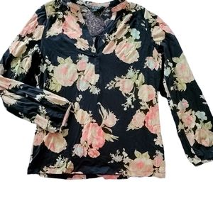 Flowered Ralph Lauren blouse size S